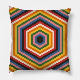 Retro Hex Pillow