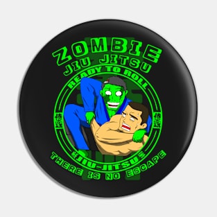 Mens Zombie Jiu Jitsu T-Shirt Pin