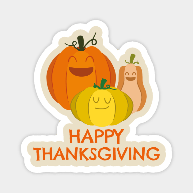 Happy Thanksgiving Magnet by Ce's Tees