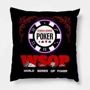 Wsop Free chips logo Pillow