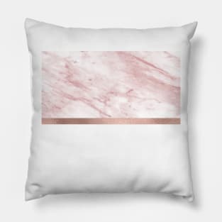 Minimalist rose gold glam Pillow