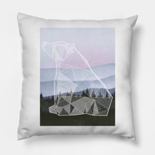 Geometric Nature - Bear (Full) Pillow