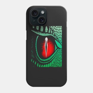 Red Dragons Eye Design Phone Case