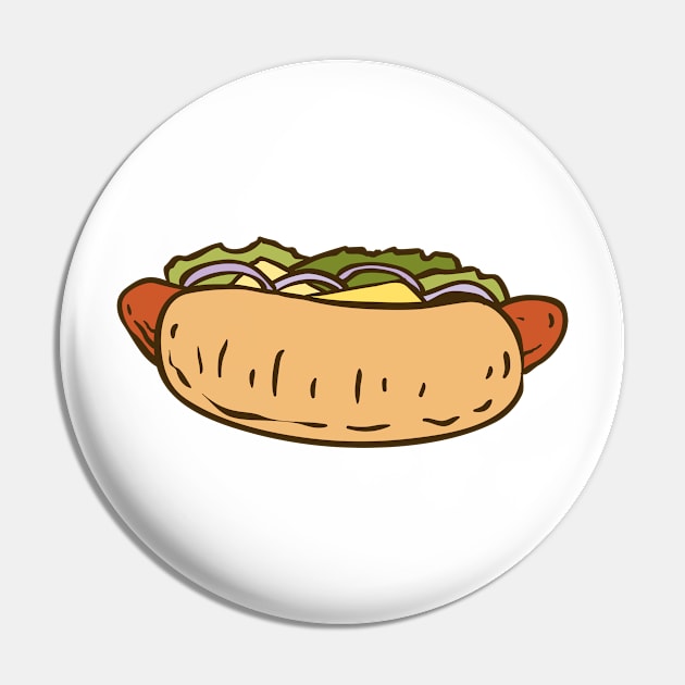 Hot Dogs Pin by deepfuze