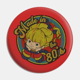 RETRO STYLE - rainbow-brite cartoon 80s Pin