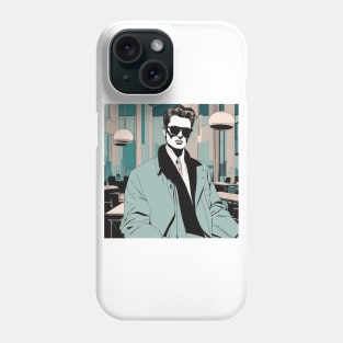 Dean's Deco Shades Cafe Vision Style Art Deco Phone Case