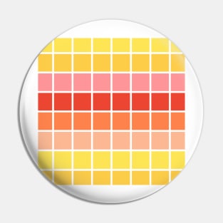 Checkered pattern in warm retro yellow colors Pin