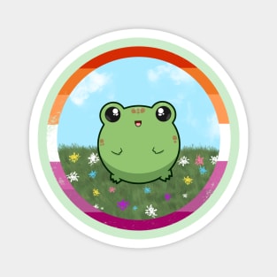 Pride Froggo (Lesbian) Magnet