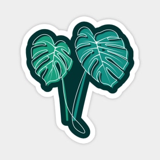 Monstera Leaf Magnet