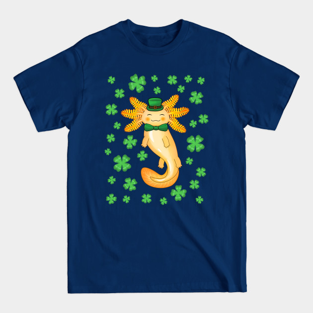 Disover Golden Saint Patrick's day axolotl - St Patrick - T-Shirt