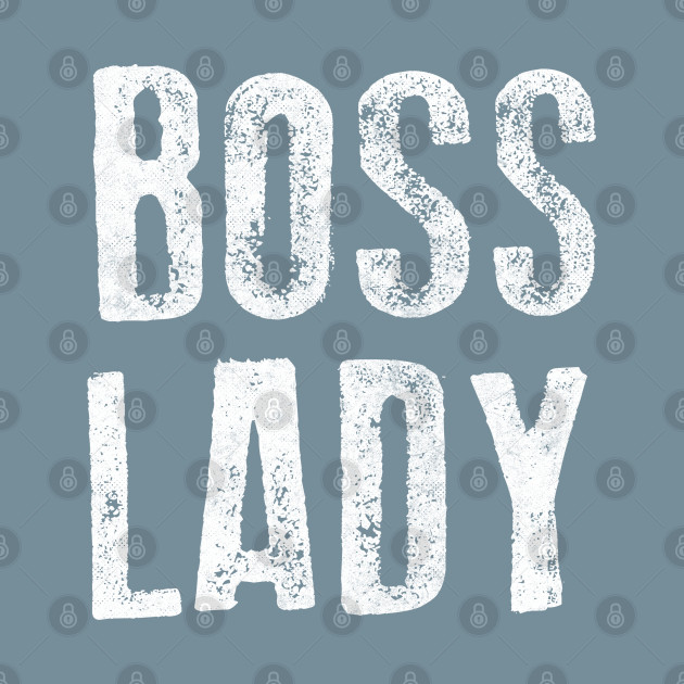 Discover BOSS LADY // Awesome Boss Retro Style Gift Design - Boss - T-Shirt