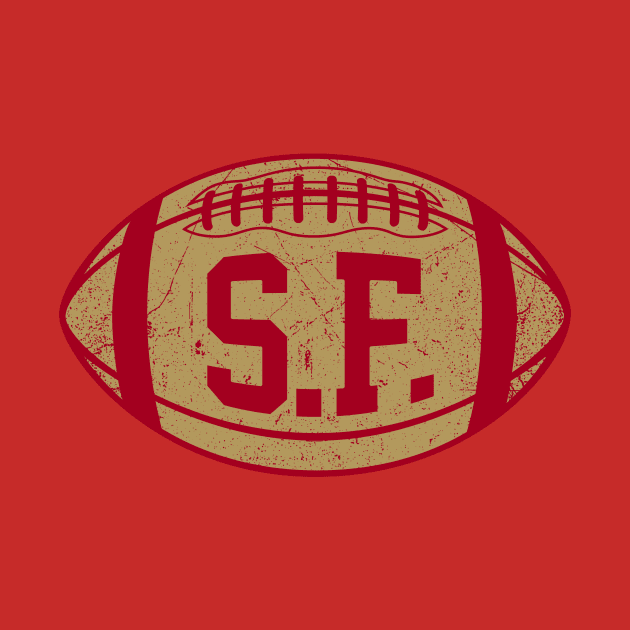 SF Retro Football - Red by KFig21