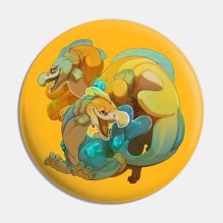 Pisces dragons Pin