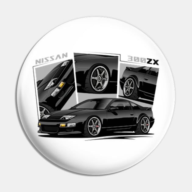 Nissan 300ZX, JDM Car Pin by T-JD