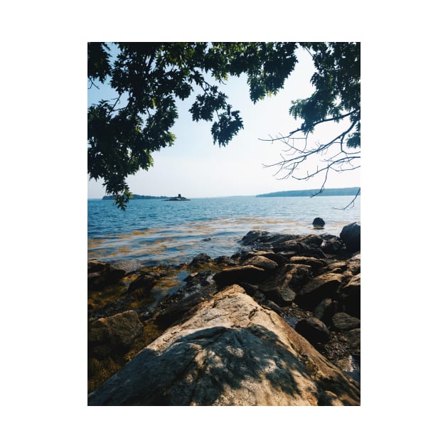 Southern Maine Rock Jetty by offdutyplaces