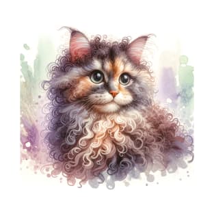 LaPerm - Watercolor Cat T-Shirt