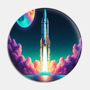 Neon Night Launch Pin