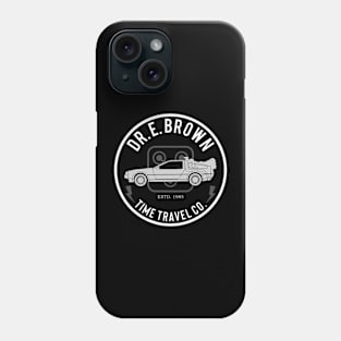 Back to the Future Dr. E Brown Time Travel Co. Phone Case