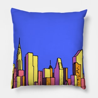 New York Skyline Pillow