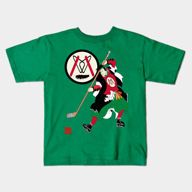 chicago blackhawks green shirt