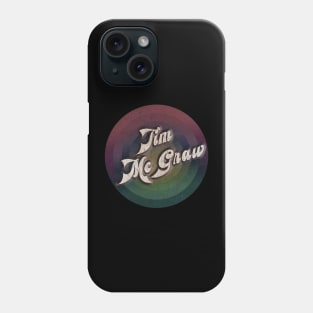 retro vintage circle Tim McGraw Phone Case