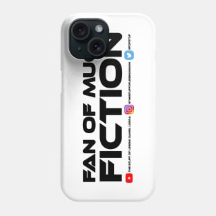 "FOMF" Black Text / White Outline with Social Media Phone Case