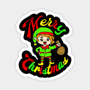 CHRISTMAS ELF Magnet