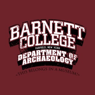 Barnett College Department of Archaeology (Variant) T-Shirt