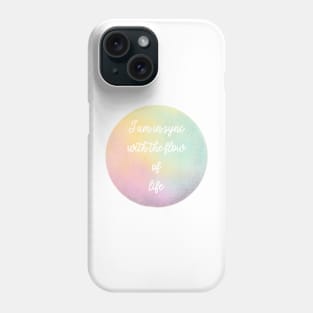 Inspirational affirmation Sticker Phone Case