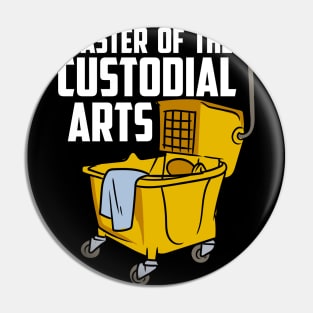 Custodian, School Custodian, Janitor, Funny Housekeeper Pin