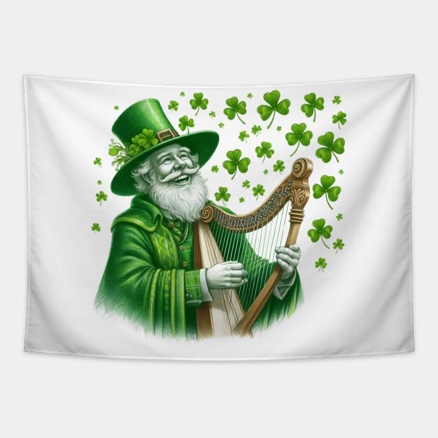 Saint Patrick Harp. Tapestry by YuYu