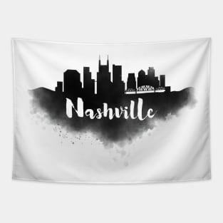 Nashville watercolor Tapestry