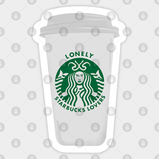 Taylor Swift Starbucks Lovers Cup Sticker