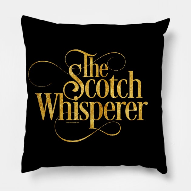 The Scotch Whisperer Pillow by eBrushDesign