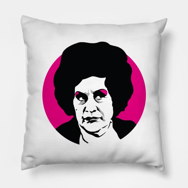 Mrs Slocombe Pillow by Greg12580