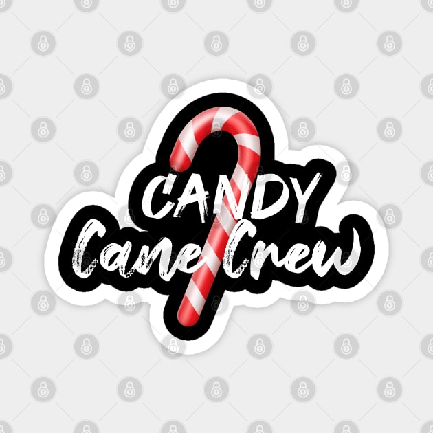 Candy Cane Crew Funny Christmas Magnet by SAM DLS