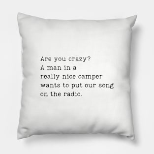 A Really Nice Camper Pillow