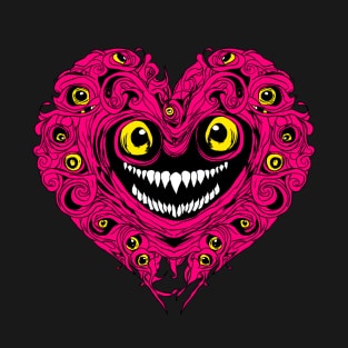 Eldritch Horror Valentine Heart T-Shirt