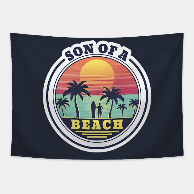 Son of a Beach Tapestry by unrefinedgraphics