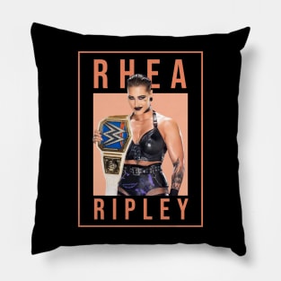 rhea ripley Pillow