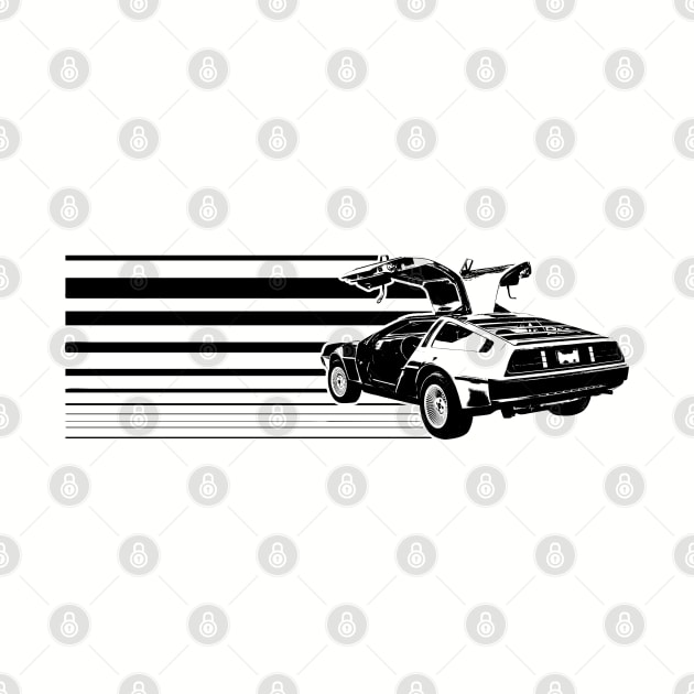 original art - delorean, delorean car, dmc12 by Thunder Biscuit