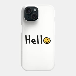 Smiley Face Hello Phone Case