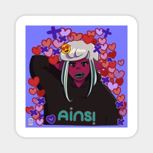 Ains! Lovely and cool demon girl Magnet
