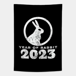 Rabbit Year 2023 Rabbit 2023 Chinese New Year's Astrology Zodiac Tapestry