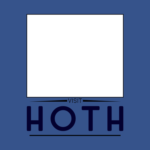 Disover Visit Hoth! (For light shirts) - Hoth - T-Shirt