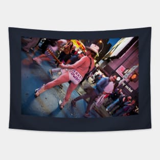 Naked Cowboy Tapestry