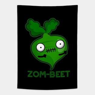 Zom-beet Cute Halloween Zombie Beet Pun Tapestry