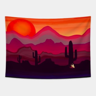 Southwest Arizona Sunset Tapestry