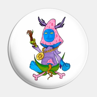 Hoodie Mushroom Shaman Pin