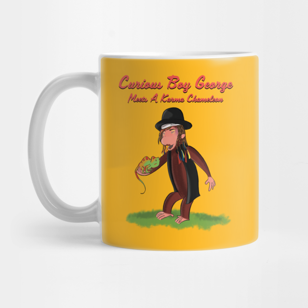 Curious Boy George Meets A Karma Chameleon - 80s - Mug ...